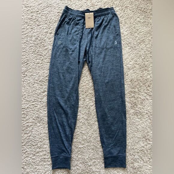 Nike Yoga Jogger Pants Training Dri-FIT Blue - Picture 4 of 8